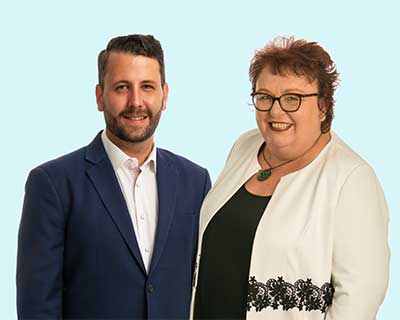 Photo of Campbell Barry and Jo Miller